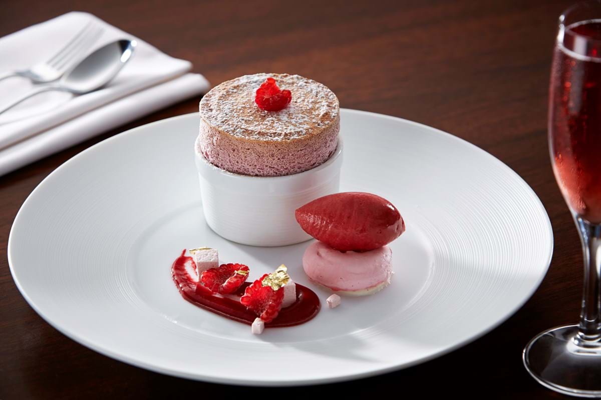 rasberry souffle vanilla cream rose meringue rasberry sorbet009.jpg