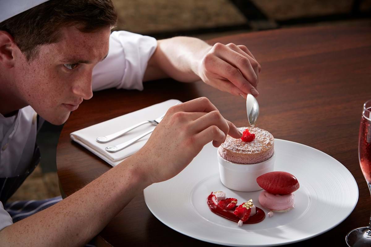 rasberry souffle vanilla cream rose meringue rasberry sorbet011.jpg